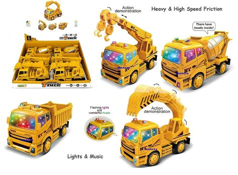 Buy SHANAYA Construction Engineering Vehicles Friction Powered Truck ...