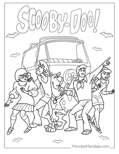 30 scooby doo coloring pages free pdf printables – Artofit
