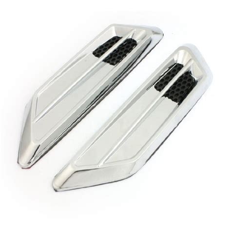 Alcoa Prime2 Pcs Auto Car Silver Tone Plastic Grid Rear Bumper Guard ...