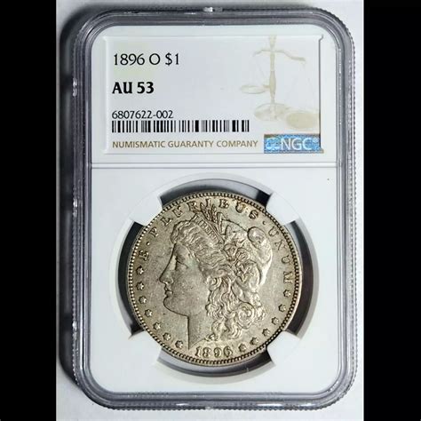 1896-O Morgan Silver Dollar NGC AU-53 - Bob Paul Rare Coins