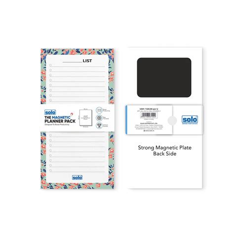 B6 Magnetic Notepads – For Grocery List, Shopping List, To-Do List, Re ...