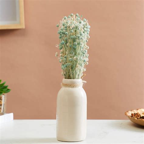 Buy Corsica Eden Tishi Artificial Flowers in Ceramic Pot - 28 cm from ...