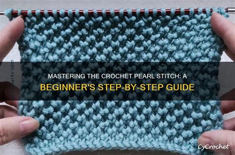 Image result for Crochet Pearl Stitch Tutorial