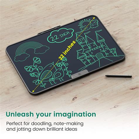 Buy Portronics New Ruffpad 22 Re-writable LCD Writing Pad