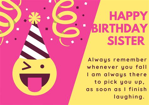 Funny Birthday Quotes For Baby Sister at Ashley Reese blog