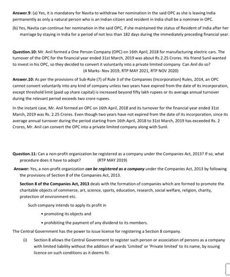 IMG 3919 - Ca foundation law companies act practice questions - Studocu