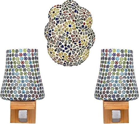 AFAST Colorful Designer Decorative Mosaic Wall Lamp's Combo Set for ...