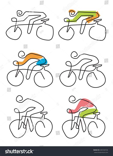 Cycling Line Drawing 的图像结果
