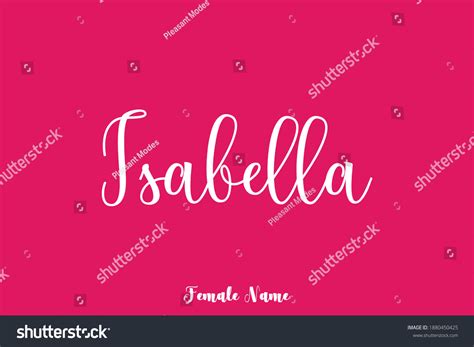 26 Baby Girl Names Isabella Images, Stock Photos & Vectors | Shutterstock