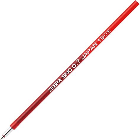 ゼブラ ブレン3C替芯 SNC－0．7芯 ボールペン用替芯 ゼブラ／ZEBRA 0．7mm 赤色 1本 RSNC7－R｜カウネット