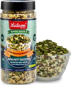 Midiron Roasted Healthy Seed, Immunity Booster, Mixture Pack 4-in1 ...