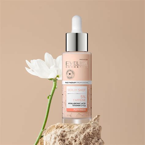 Buy Eveline Serum Shot 5% Caffeine Puffiness 30ml - HOK Makeup