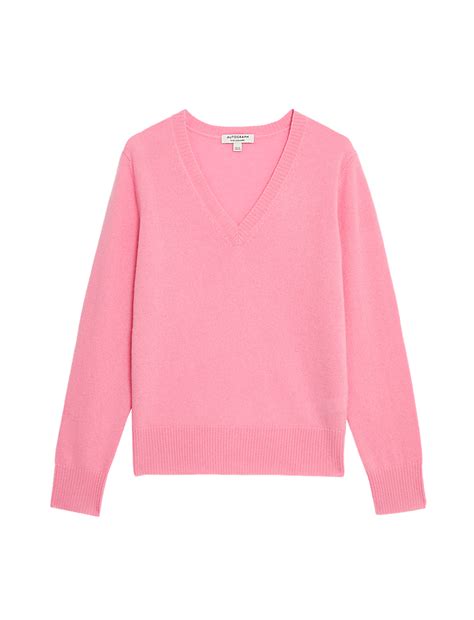 Buy Pure Cashmere V-Neck Jumper at Marks & Spencer