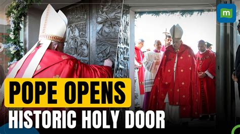 Pope Francis Opens Historic "Holy Door" at Rome's Rebibbia Prison for ...