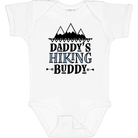 Luvly Daddys Hiking Buddy Childs Hiker Baby Bodysuit Hike Daddy ...