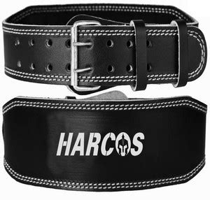 HARCOS Premium Leather Gym Belt for Bodybuilding,Squatting,Lower Back ...