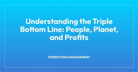 Triple Bottom Line 的图像结果