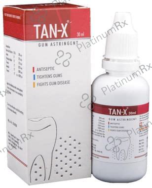 Tan-X Gum – Uses, Price, Side Effects | PlatinumRx