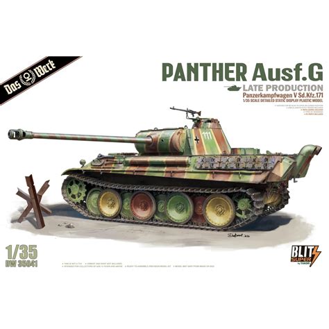 Das Werk DW35041 1:35 Panther Ausf. G Late Prod. - SUPER BLITZ Military ...