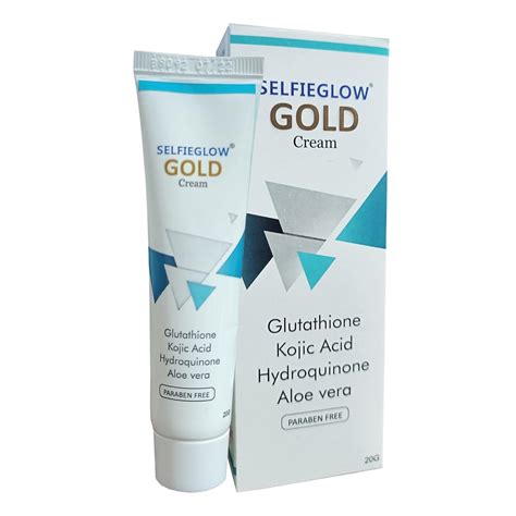 Rotex Selfiglow Gold Skin Whitening, Brightening Cream With Glutathione ...