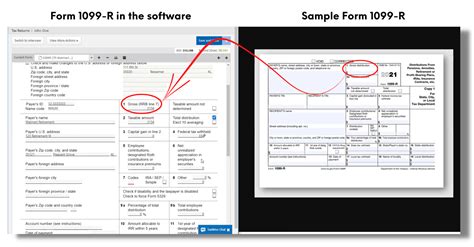 Image result for Explain Values in 1099-R Form