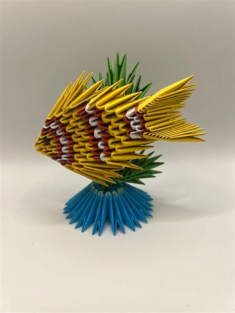 Image result for 3D Origami Fish Tutorial