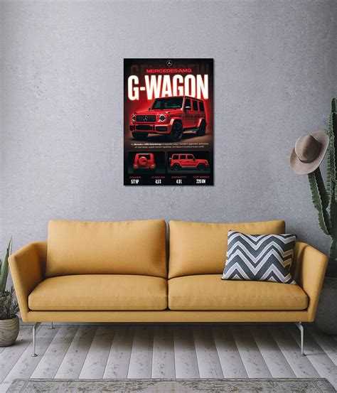 Mercedes-AMG G-Wagon Wall Poster | Luxury Car Wall Art – Everanta
