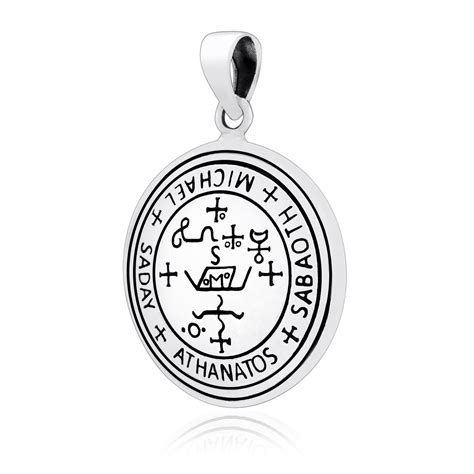 925 Sterling Silver Sigil of Archangel Saint Michael Protection ...