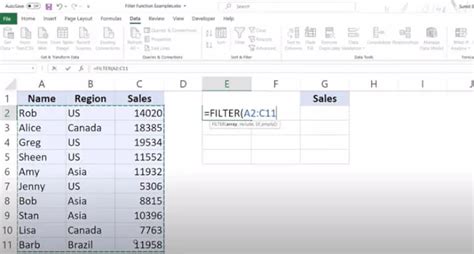 Filter Command in Excel 的图像结果