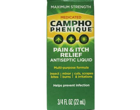 Campho-Phenique Pain Relieving Antiseptic Liquid, 0.75 oz - Walmart.com