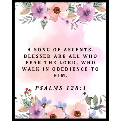 Buy A Song Of Ascents Bible Verses Wall Decor - Christian Posters ...