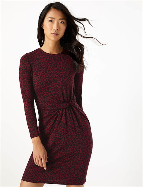 Buy Animal Print Bodycon Mini Dress at Marks & Spencer