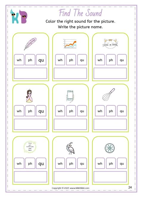 Learn to Spell wh, ph, qu Words | Free Phonics Worksheets