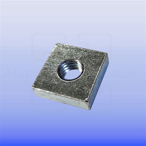 Aluprofiltechnik - Gewindeplatte 19 x 19 x 4 Nutenstein M4-M5-M6-M8