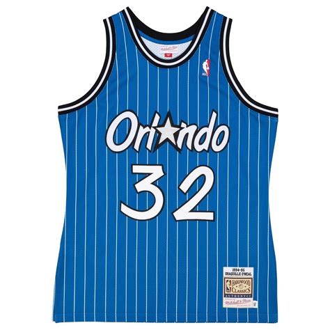 Mitchell & Ness Authentic Shaquille O'Neal Orlando Magic Road 1994-95 ...