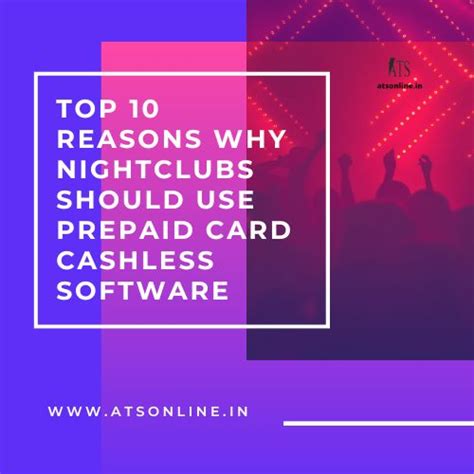 Top 10 Reasons Why Nightclubs Should Use Prepaid Card Cashless Software
