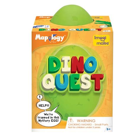 Imagimake Mapology Dino Quest Green - StarAndDaisy
