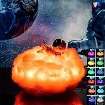 Buy DecorTwist Colourful Cloud Astronaut Light - LED Fluffy Lamp Night ...