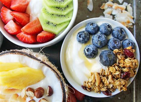 Greek Yogurt Breakfast Bowls with Toppings | Modern Honey