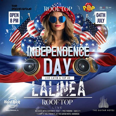 Independence Day Bash @ ROOFTOP LIVE Friday July 4th Live Music by LA ...