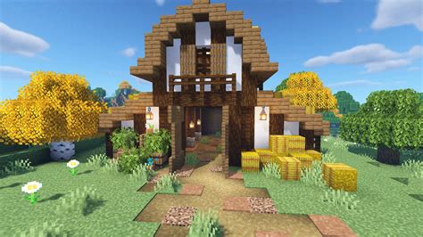 Image result for Minecraft Medieval Barn Tutorial
