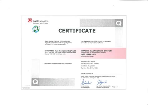 SHRIRAMM AUTO COMPONENTS PVT LTD