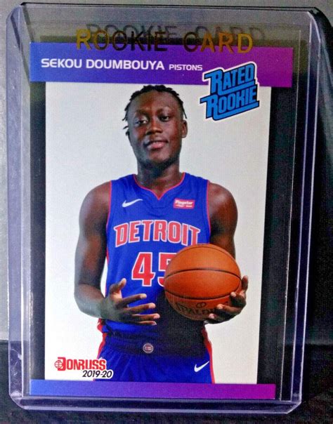 Sekou Doumbouya 2019-20 Panini NBA #14 Rated Rookie Retro Card 1/3431 ...