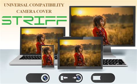 STRIFF Webcam Cover Slide, Ultra Thin Laptop Camera Cover Slide Blocker ...