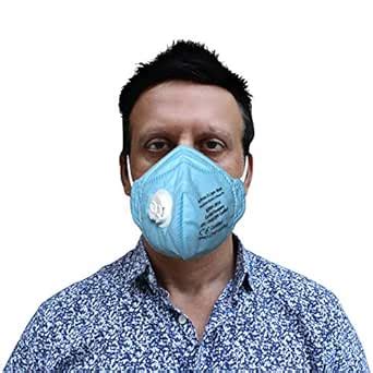 Zureni O2 OR6LM05 6 Layer Face Mask with Filter Valve Nose Mouth ...
