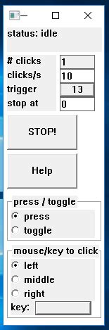Setting Fast Clicker 的图像结果