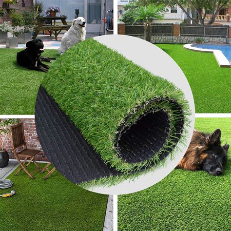 HBM High Density Artificial Grass Carpet Mat for Balcony, | Green Lawn ...