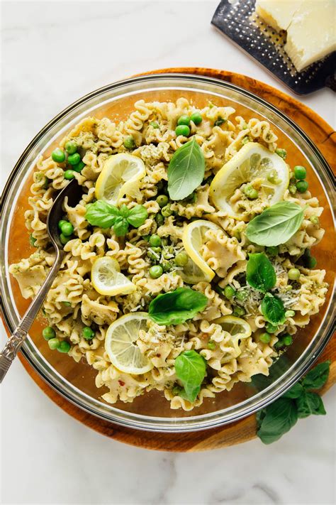 Pasta with Peas and Pesto Recipe - Cookie and Kate