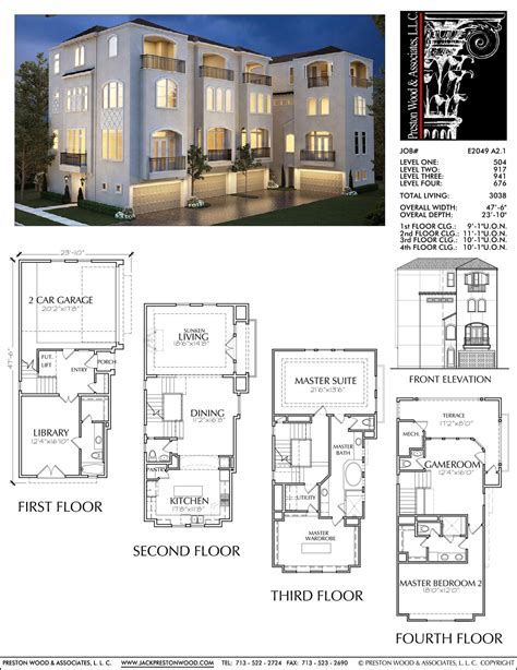 Floor Plans For Townhouses