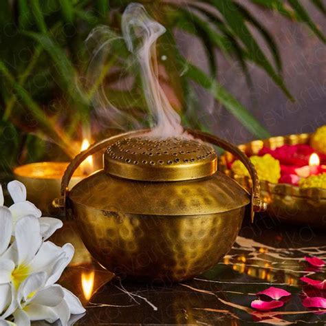 Buy Loban Burner Online in India| Brass Dhoop Burner for Home & Mandir